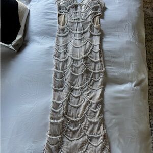 Elegant Beaded Evening Gown